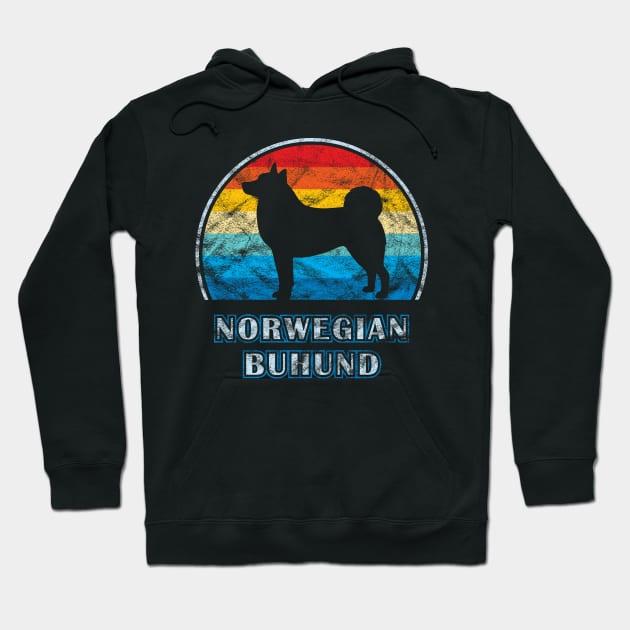 Norwegian Buhund Vintage Design Dog Hoodie by millersye